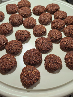Una foto de Galletitas dulces de avena y algarroba