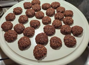 Una foto de Galletitas dulces de avena y algarroba