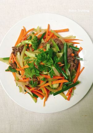 Hình của món Lagim Xào Thịt Bò.