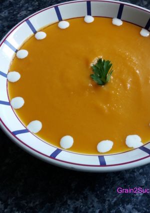 Une photo de Velouté de potimarron