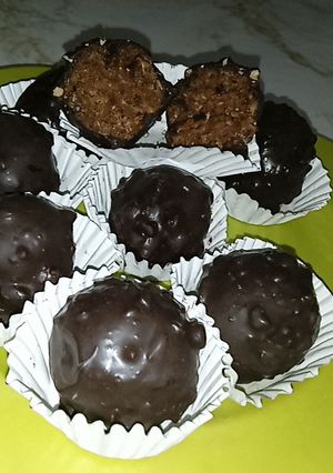 صورة لوصفة بنيون على شكل فيريروشي على طريقتي ويخرج كمية كبيرة