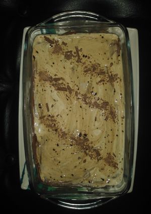 A picture of Chocolate Biscuit pudding.