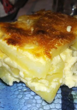 Una foto de Papas a la crema muy simples