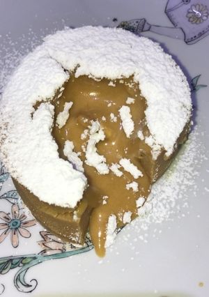 Una foto de Volcán de dulce de leche