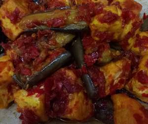 Siap Saji Tahu terong balado Enak Sederhana