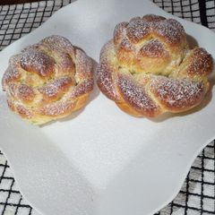 Challah Bread A picture of Challah Bread.