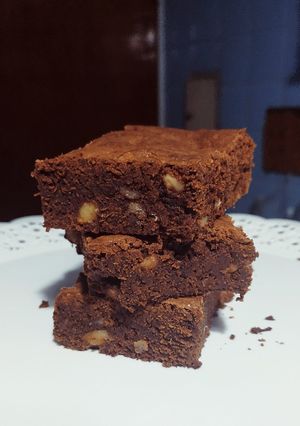 Una foto de Brownies bien chocolatosos