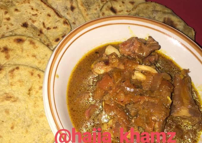 Recipe of Quick No yeast pita bread and assorted meat pepper soup