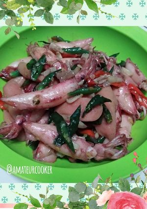 Foto resep Cumi Sosis Masak Cabe