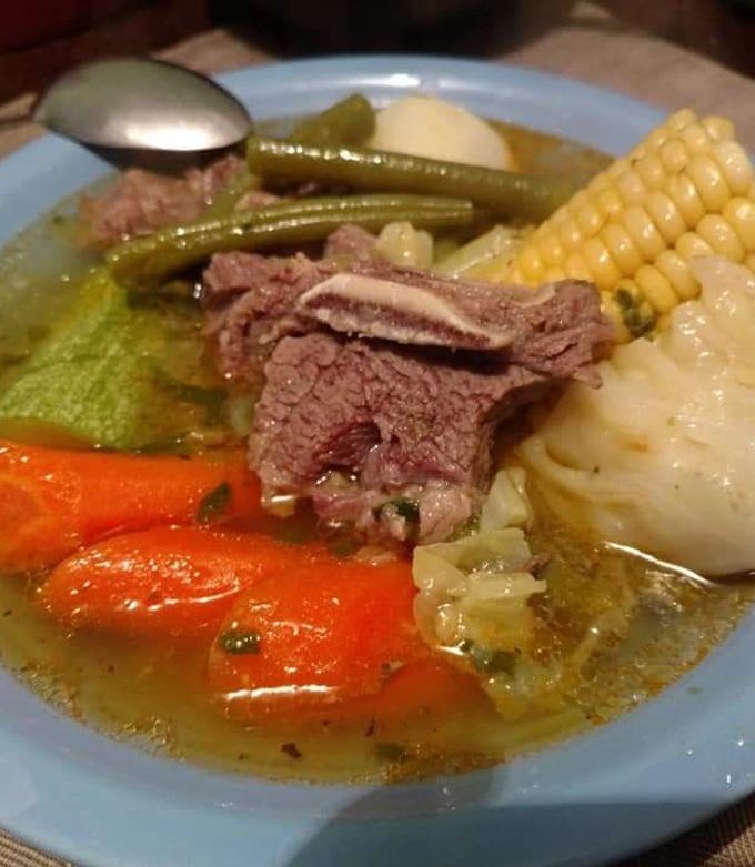 Una foto de Cocido o caldo de res 👌
