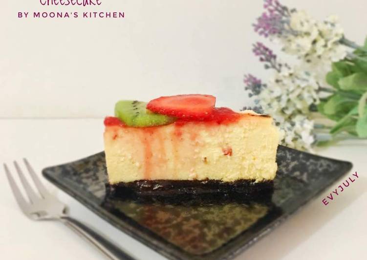 Langkah Mudah untuk Membuat Strawberry Cheesecake (baked), Bisa Manjain Lidah