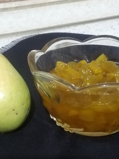عکسی از دستور مربای گلابی 🍐🍐