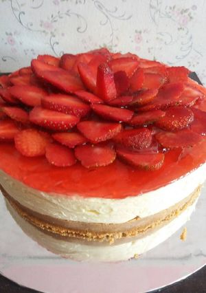 Foto resep Cheese cake stoberry toping