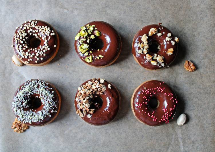 Donuts veganos saludables