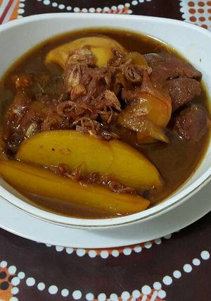 Foto resep Semur daging telor istimewa