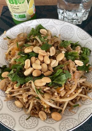 Une photo de Pad Thaï végétarien