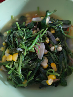 Foto resep Sayur being Bayam jagung