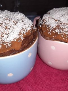 Una foto de Mug cake o torta en taza de chocolate 😝