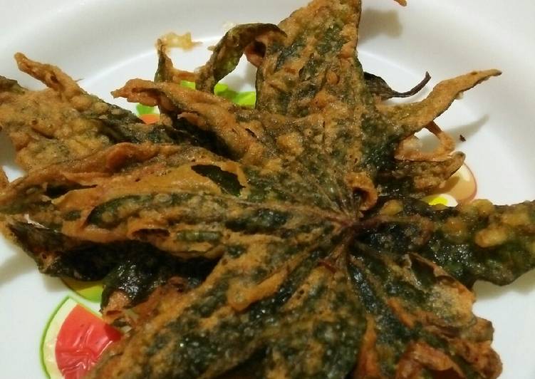 Daun Ubi Jalar crispy