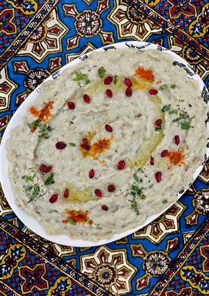عکسی از دستور 🇱🇧 متبل لبنانی (Moutabbal) ، پیش غذای وگان🌱