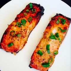 Sesame Ginger Salmon A picture of Sesame Ginger Salmon.