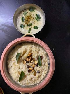 வெண் பொங்கல் (pongal) செய்முறை முக்கிய புகைப்படம்