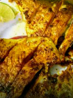A picture of Pomfret fry.