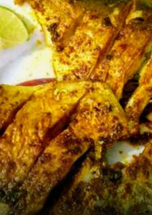 A picture of Pomfret fry.