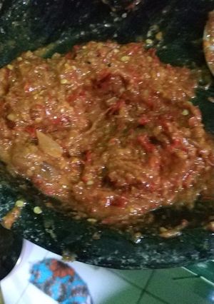 Foto resep Sambal pecel lamongan