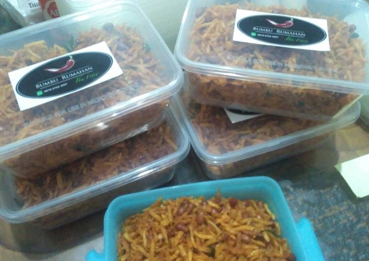 Cara Membuat Kering kentang teri kacang (kentang mustofa) yang Lezat