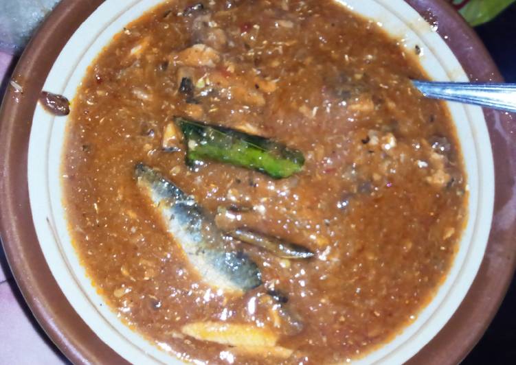 Sarden simple pedas ala Lia
