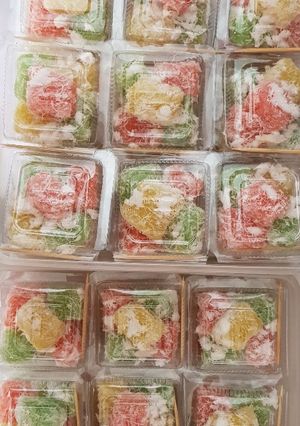 Foto resep Singkong Kukus Pelangi (cenil singkong/ongol2/sentiling ceria)