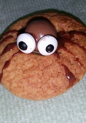 Foto principal de Galletas araña para la noche de Halloween