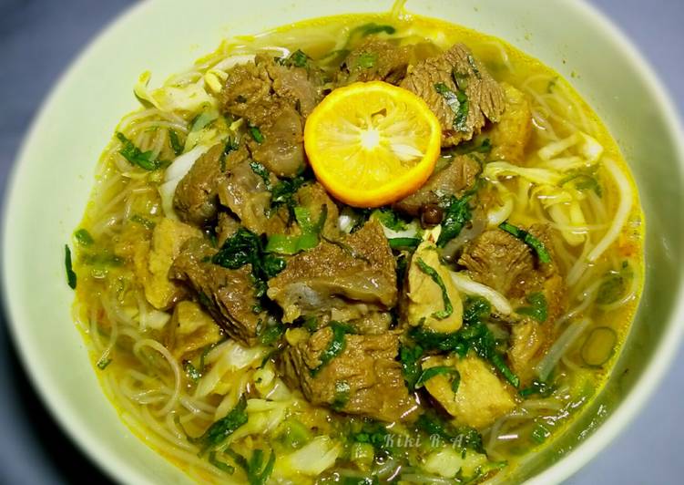 Soto Daging Sapi a la Just Try and Tasty (Mbak Endang)