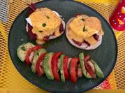 A picture of egg benedict