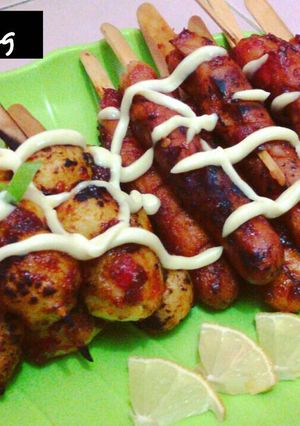 Foto resep Sosis + Baso Bakar 🍡🍢