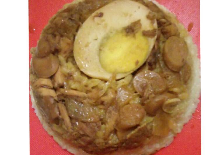 Resep Nasi Tim Ayam ala anak kos Anti Gagal