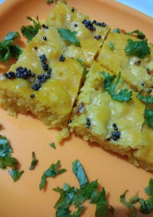 A picture of Dhokla.