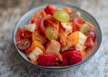 Easy Fast Cooking Tum Phol La Maispicy fruit salad Delicious Steady