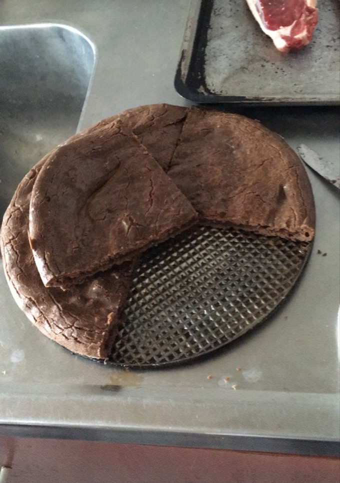 Una foto de Brownies sin tacc y sin azúcar