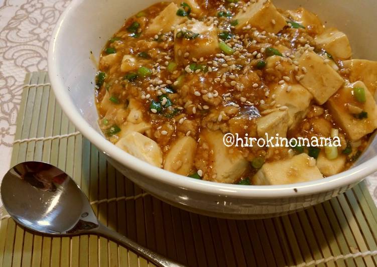 Rahasia Memasak Mapo tofu/ mabo dofu yang Renyah