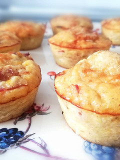 Una foto de CupCakes Salados de Jamón Serrano