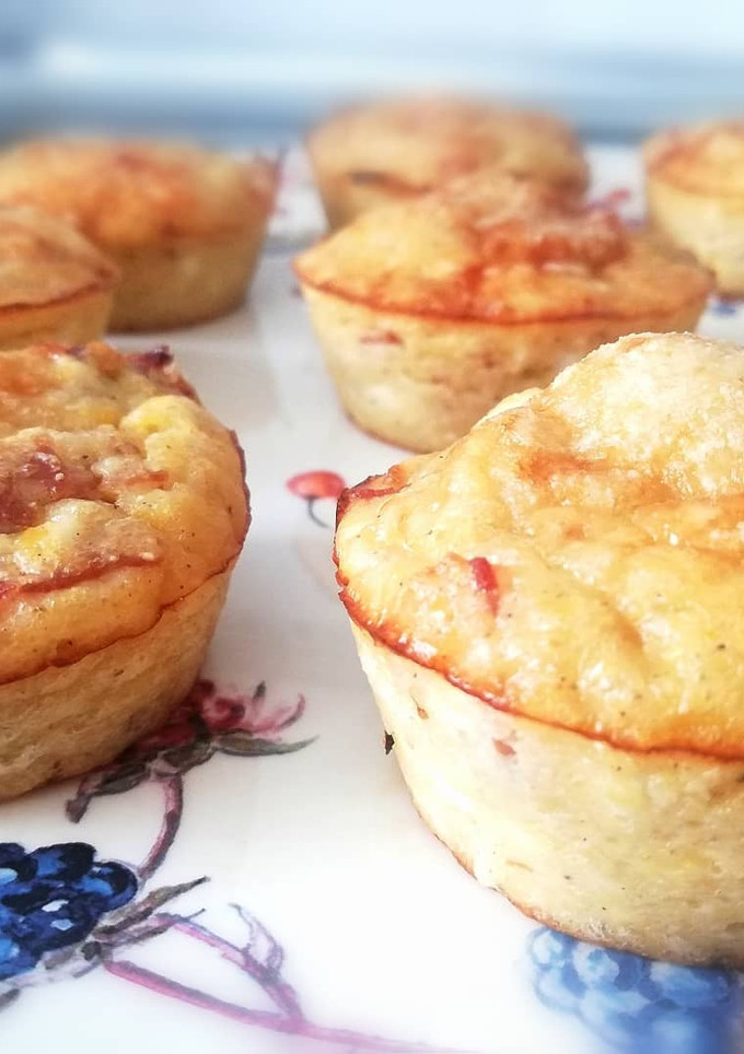 Una foto de CupCakes Salados de Jamón Serrano