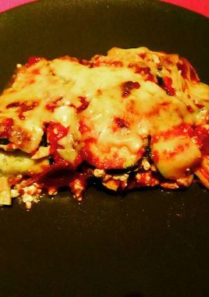 Una foto de Falsa lasaña de verduras