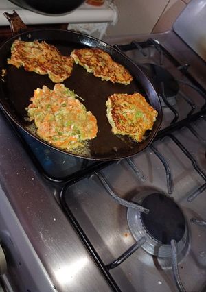 Una foto de Tortitas de verdura