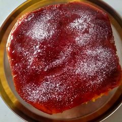 A picture of Custard cake recipe | Eggless custard cream cake recipe.