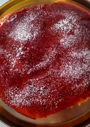 A picture of Custard cake recipe | Eggless custard cream cake recipe.