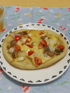 (煮食影片)日式照燒雞薄餅 Pizza 的食譜成品照片