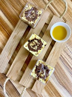 صورة لوصفة حلى كاسات بالنسكافيه سهل وسريع 🍧☕