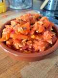 Poivrons à la tomate et origan